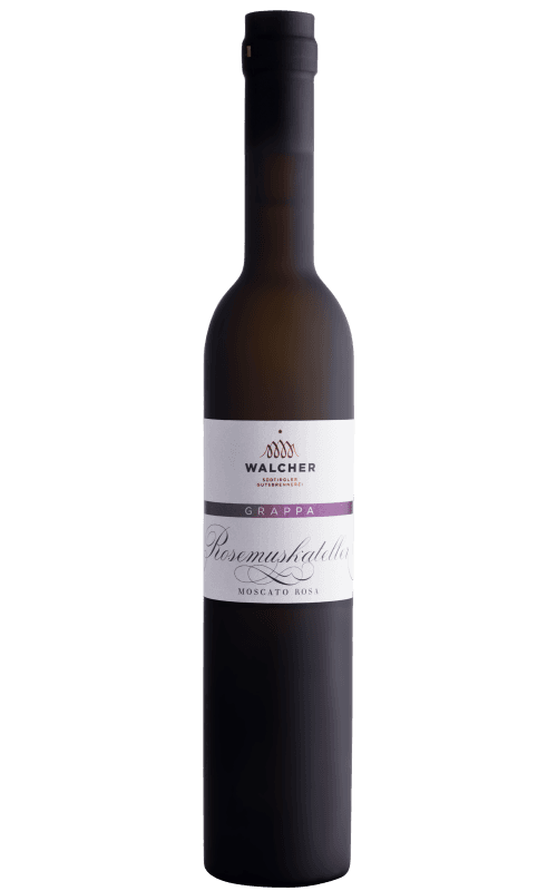 Edelbrennerei Walcher Grappa Rosenmuskateller 0,5l