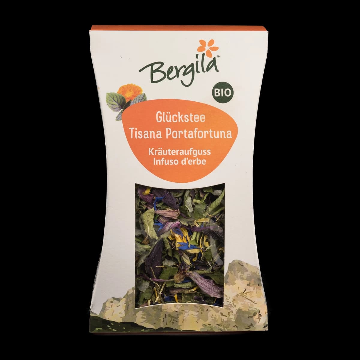 Bergila Bio Kräuteraufguss Glückstee 25g