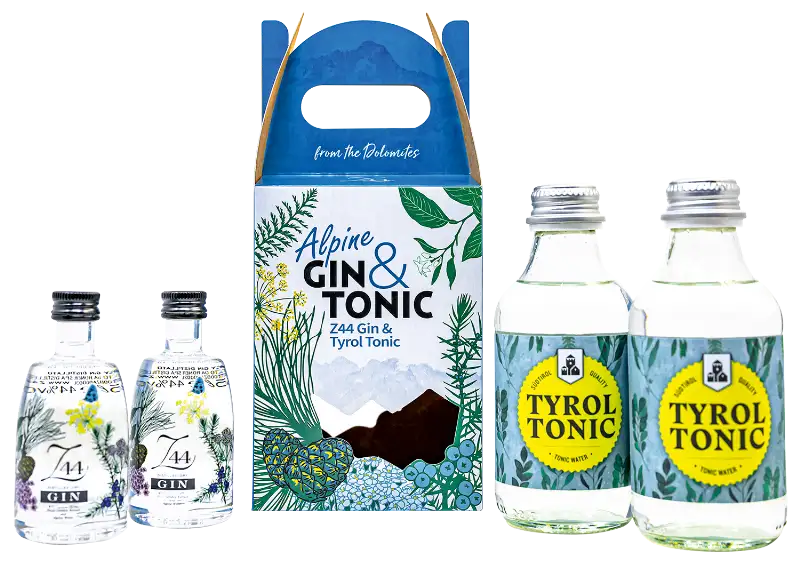 Brennerei Roner Alpine Gin&Tonic Box (2+2) 0,7l