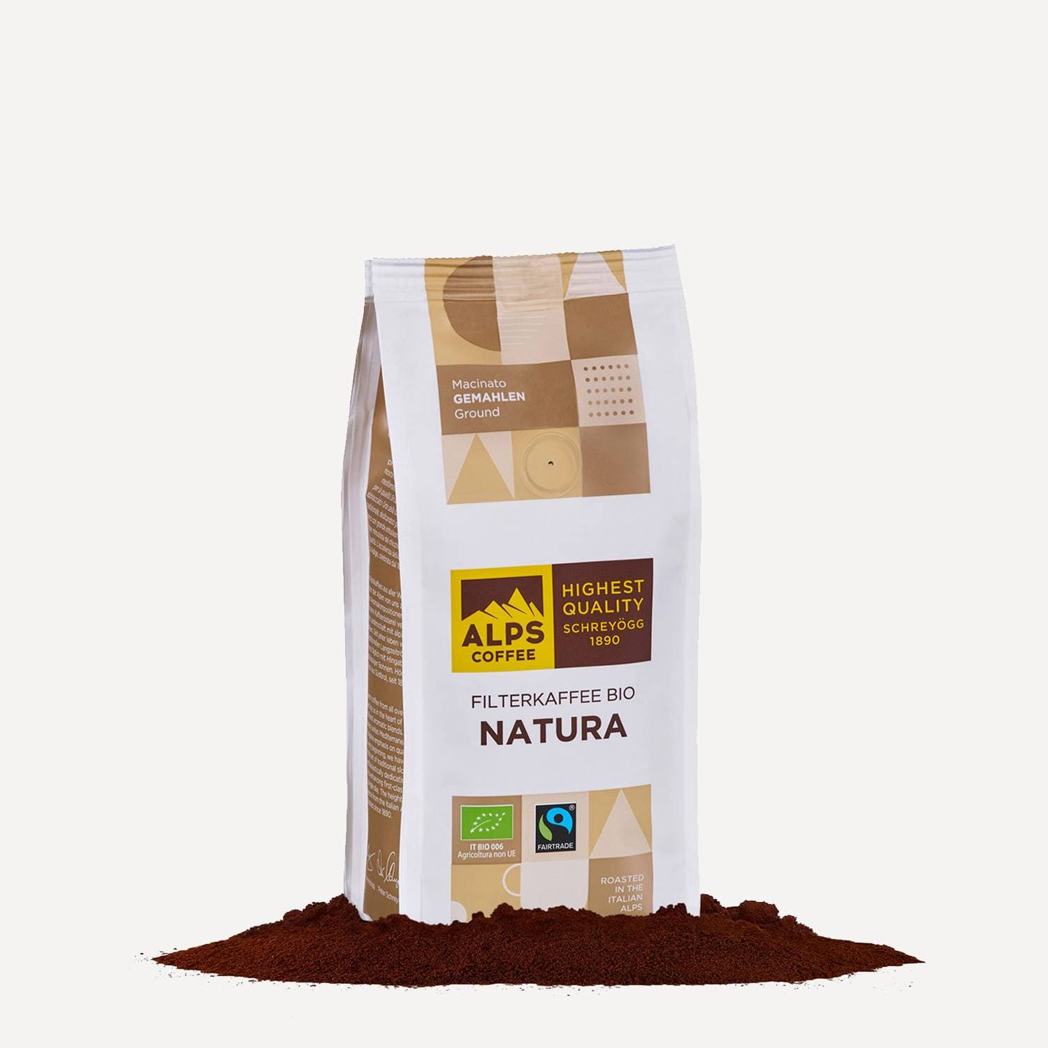 Alpscoffee Bio-Kaffee Natura Gemahlen 250g