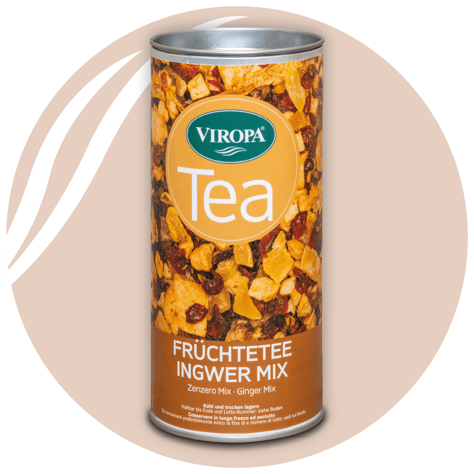 Viropa Früchtetee Ingwermix offen 75g