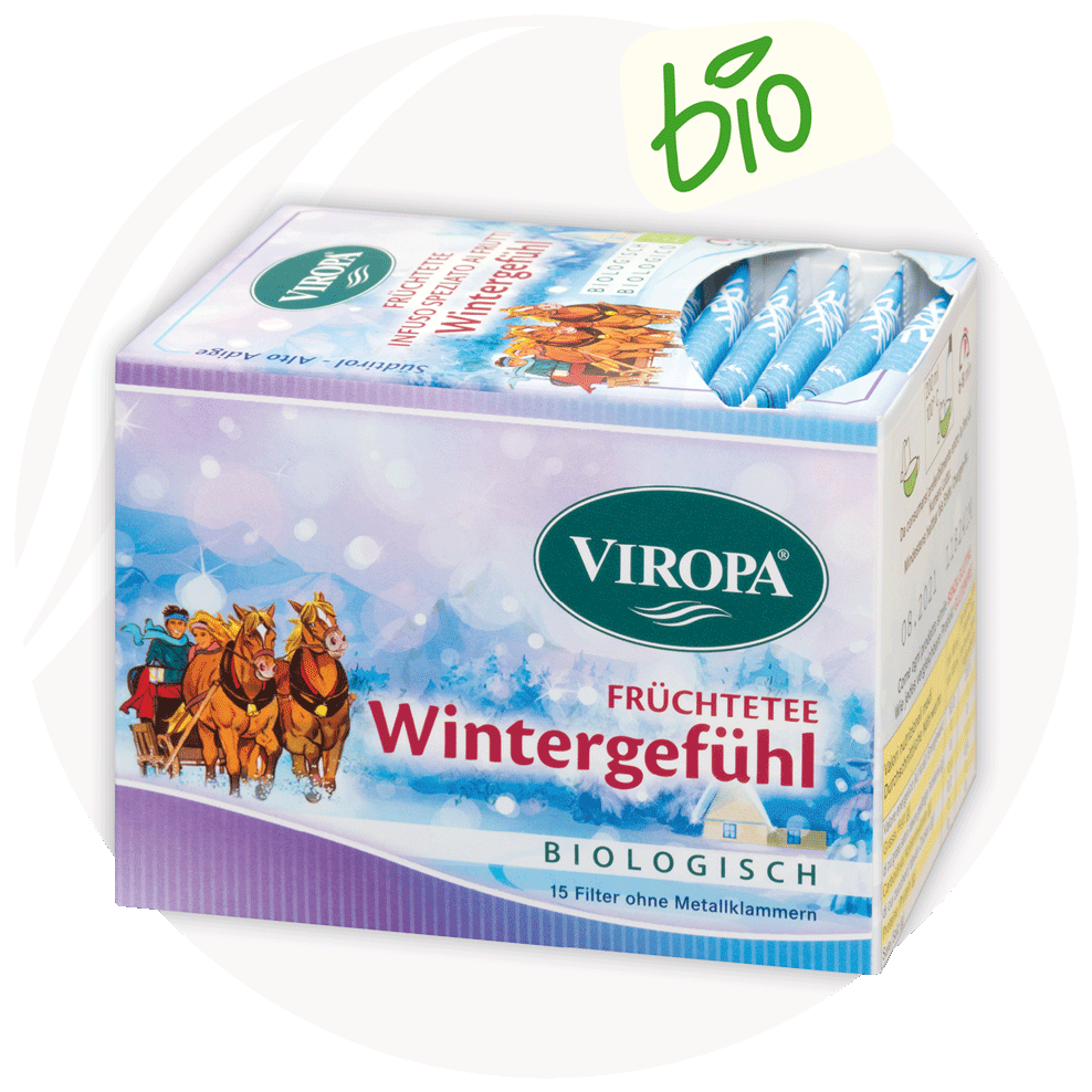 Viropa Bio-Früchtetee Wintergefühl 15 Beutel 37,5g