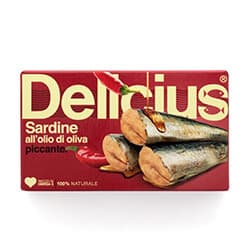 Delicius Pikante Sardinen in Olivenöl 120g