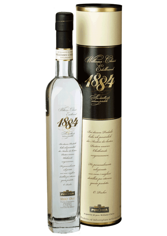 Brennerei Pircher Edelbrand Williams 1884 0,5l