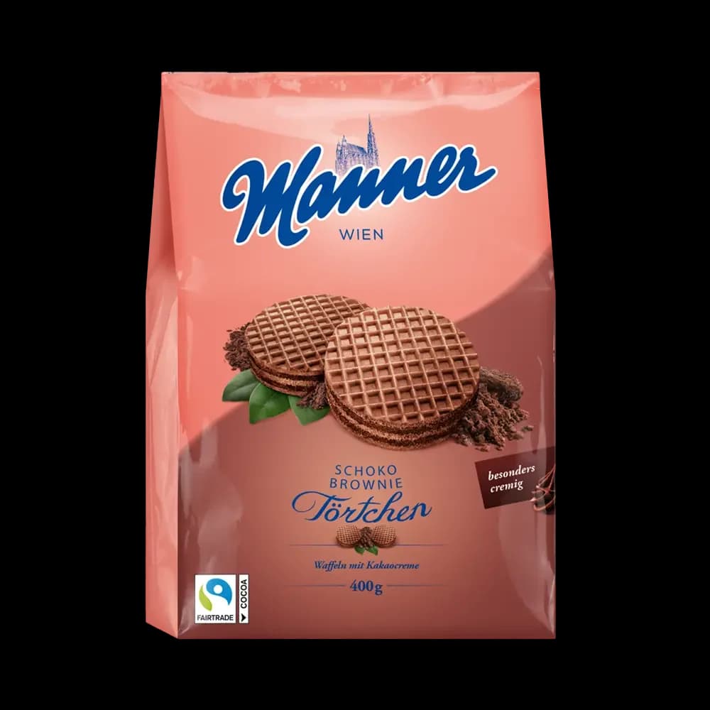 Manner Schoko Brownie Törtchen 400g