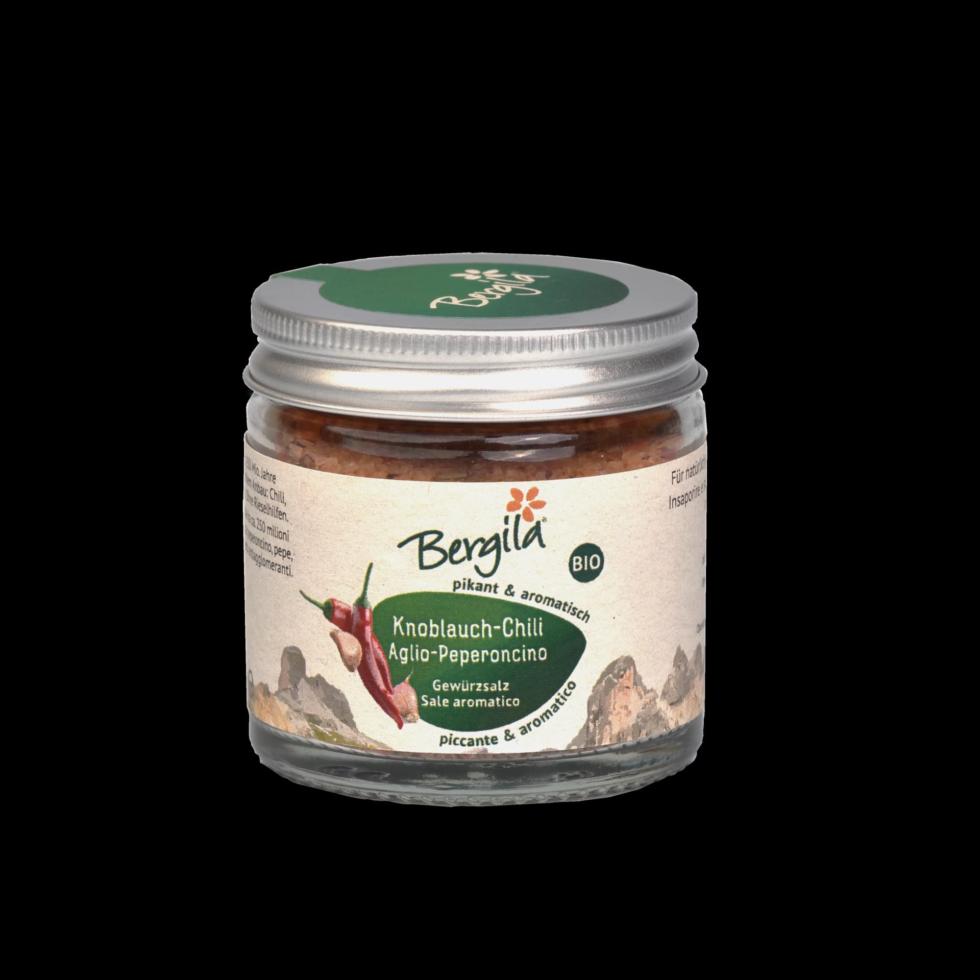 Bergila Bio Knoblauch-Chili Kräutersalz 60g