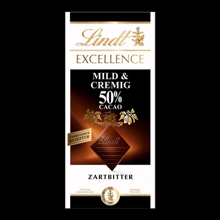 Lindt Excellence Zartbitter Mild&Cremig 50% 100g