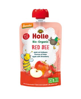 Holle Bio Babynahrung Quetschies Red Bee 100g