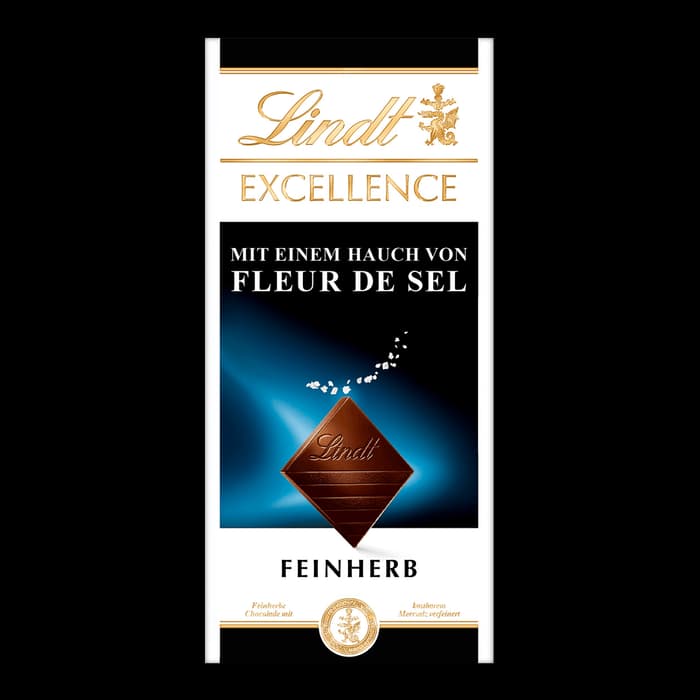 Lindt Excellence Feinherb Fleur De Sel 100g