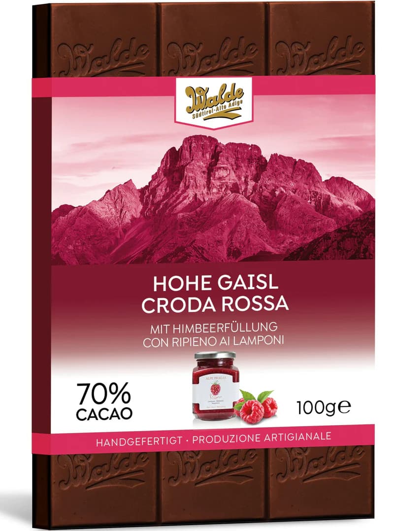 Walde Hohe Gaisl Zartbitterschokolade 70% 100g