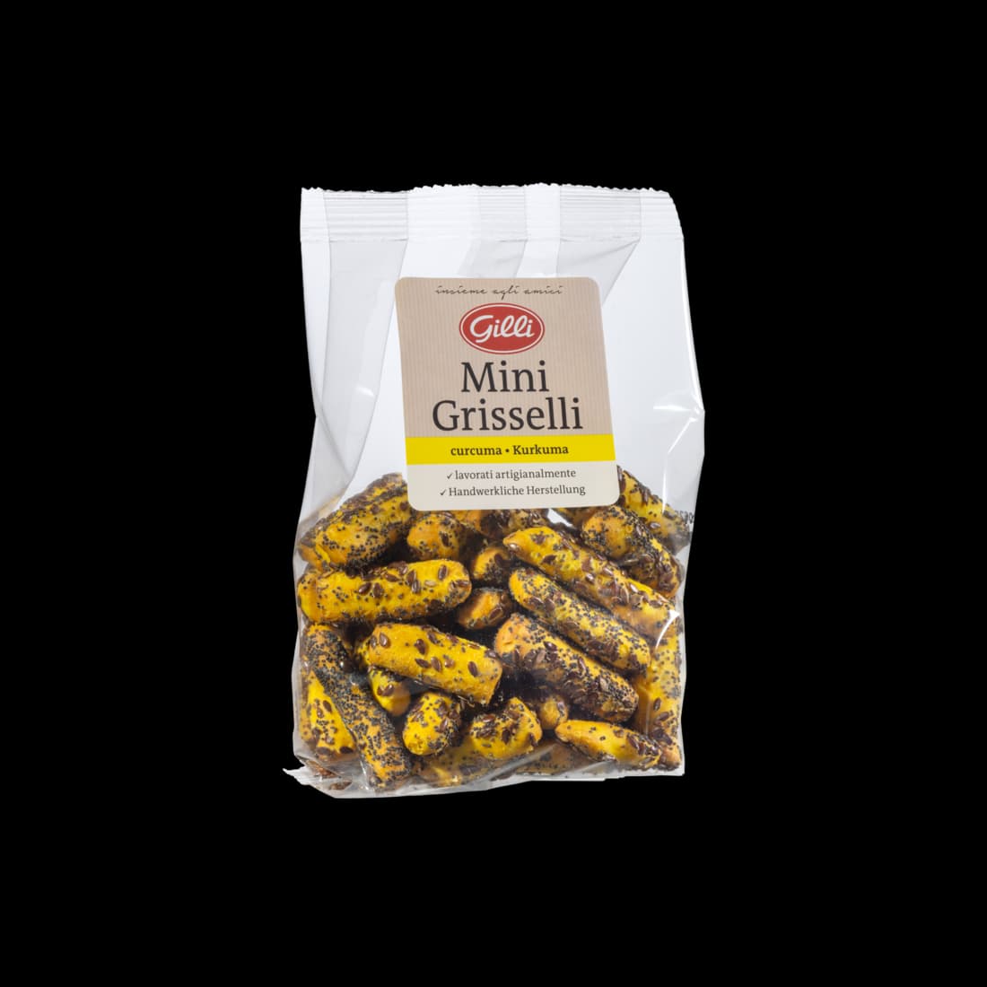 Gilli Mini Grissini Kurkuma 150g