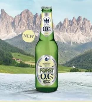 Forst Bier 0,0% Citrus&Herbs 0,33l (Einwegflaschen) 3er Packung