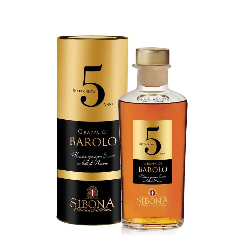 Sibona Grappa Di Barolo 5 Jahre 0,5l
