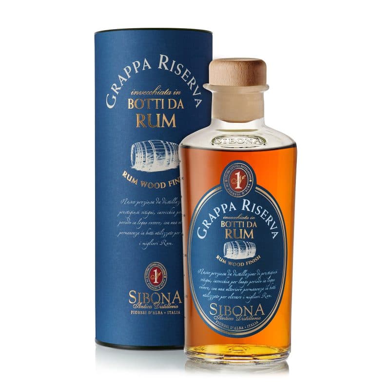 Sibona Grappa Riserva Botti Da Rum 0,5l